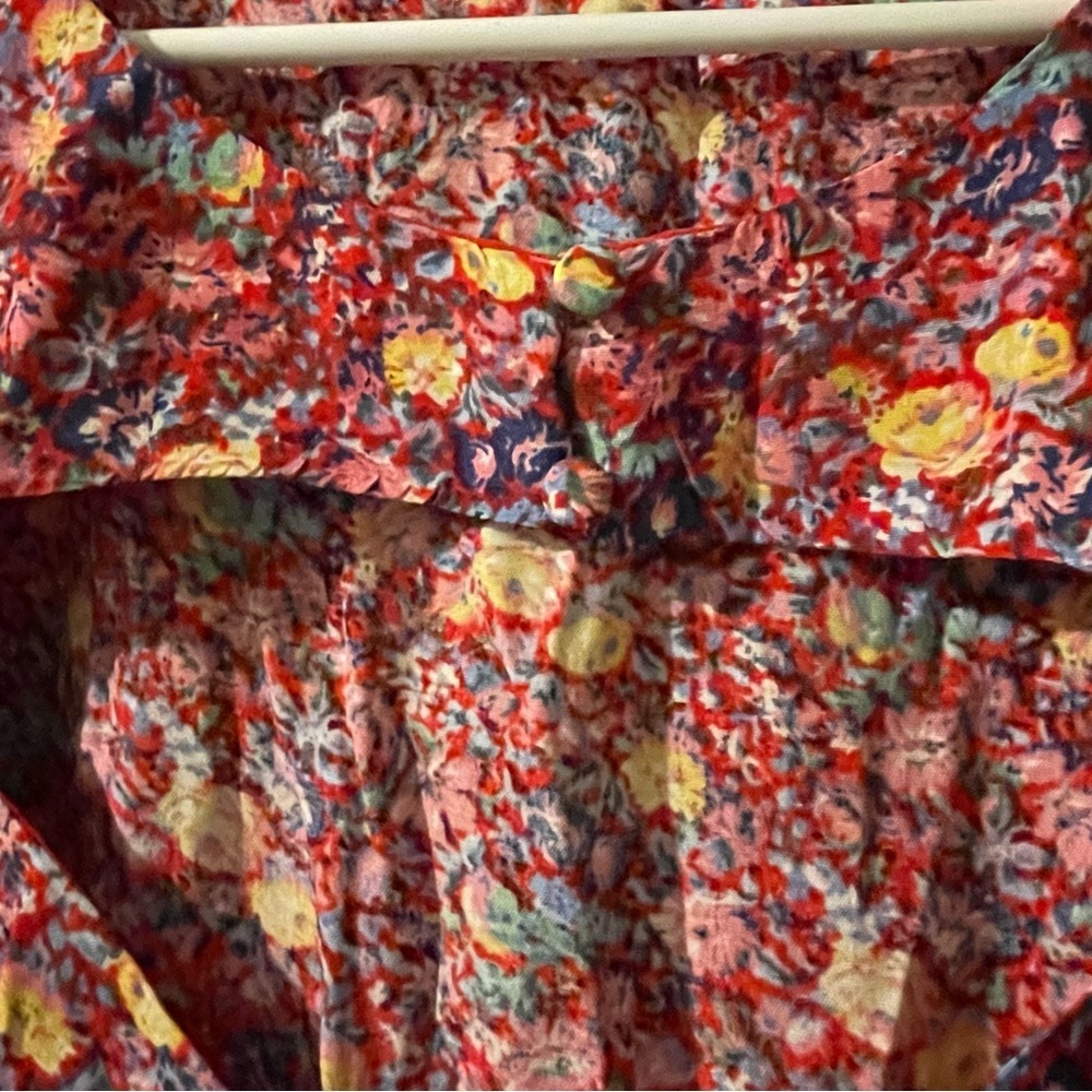 LULUS red floral cutout mini dress-large NWT - Picture 5 of 11